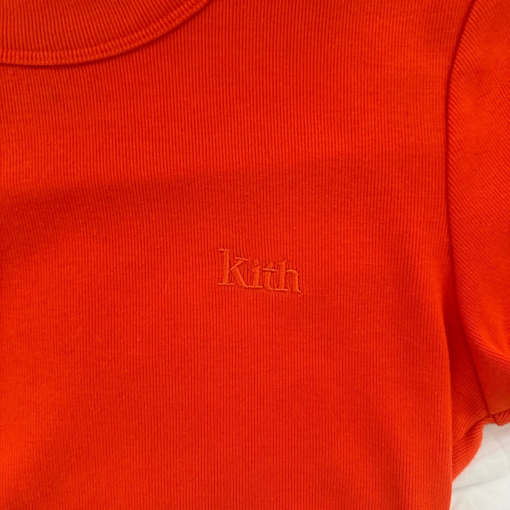 Kith Orange Shirt Crop